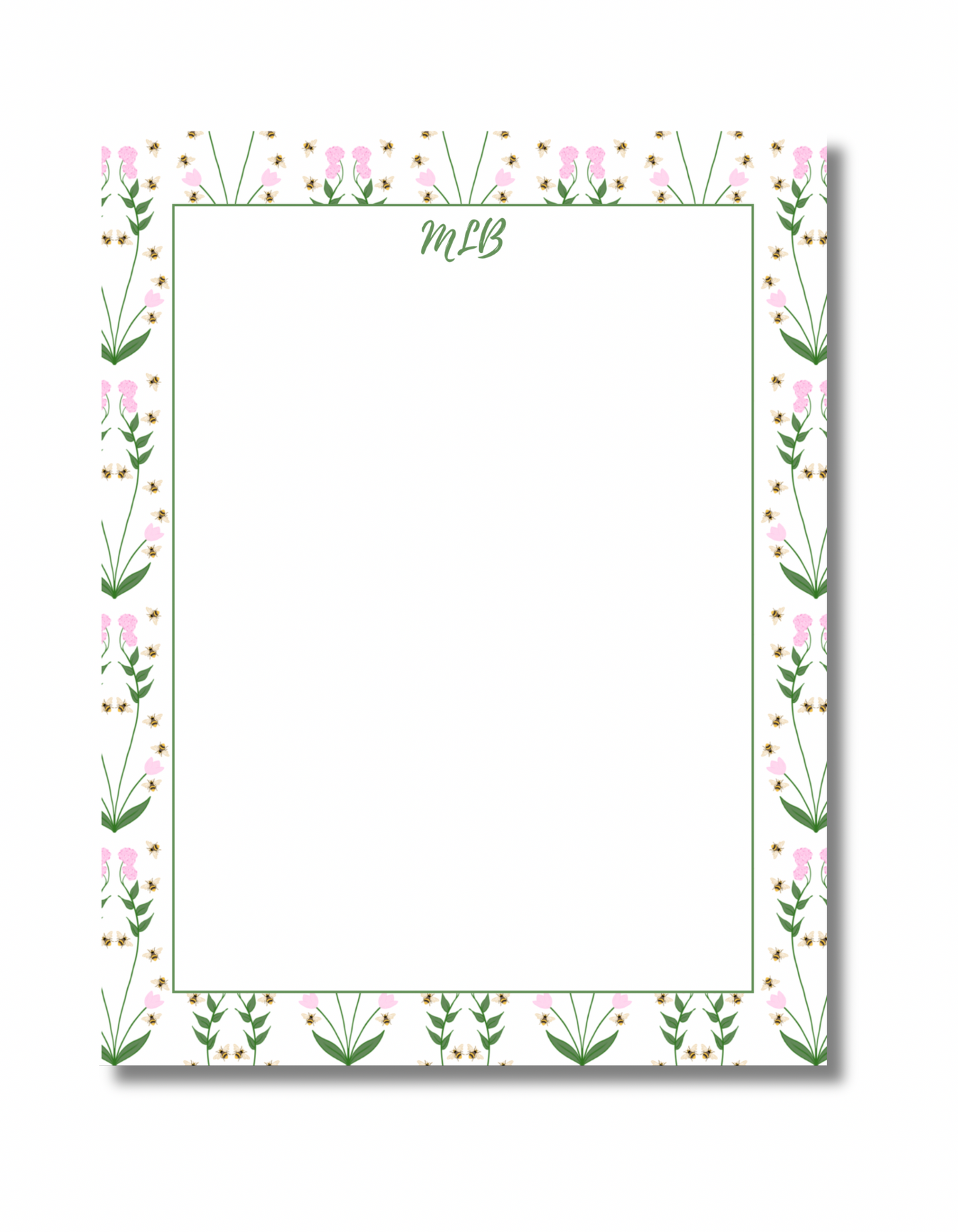 Garden Bee Notepad