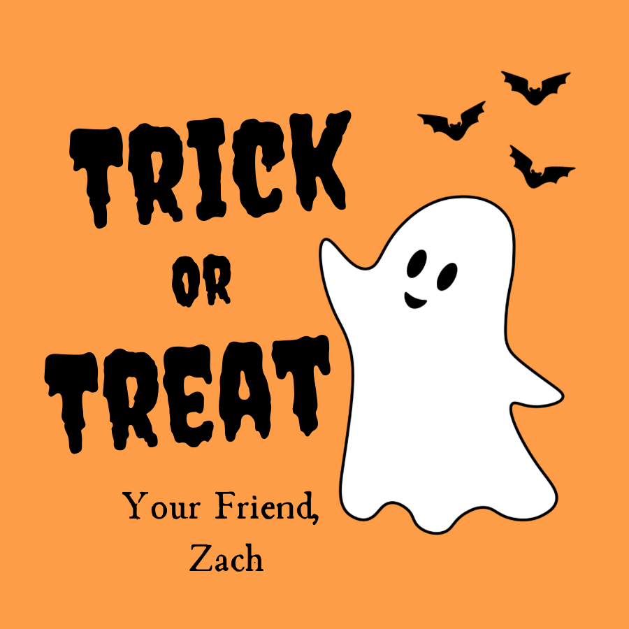 Friendly Ghost Gift Tag