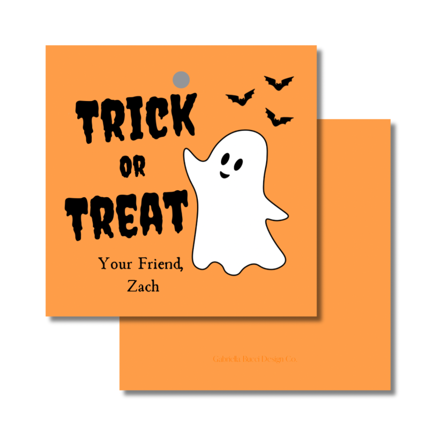 Friendly Ghost Gift Tag