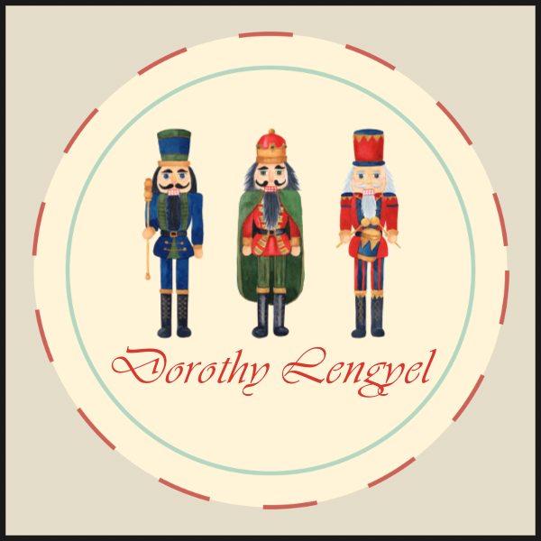 Nutcracker Name Sticker