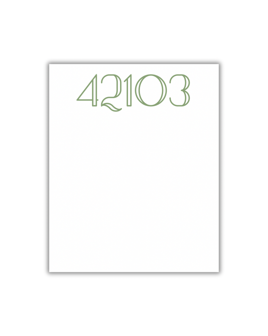 Zip Code Notepad
