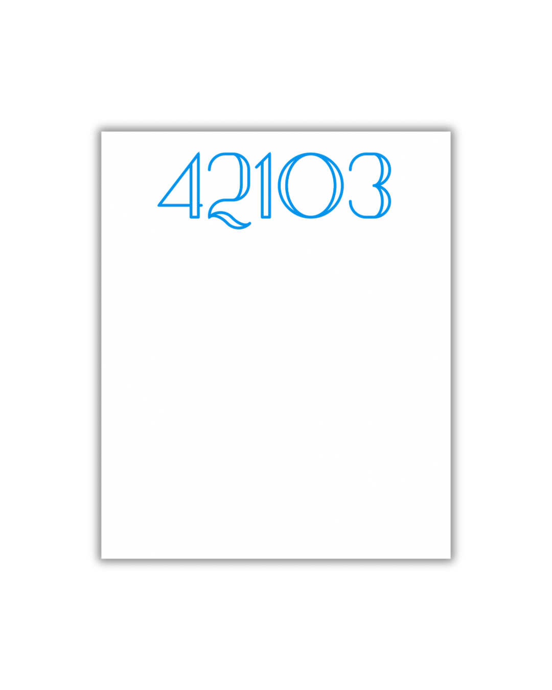 Zip Code Notepad