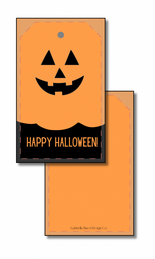 Jack-O’-Lantern Gift Tag