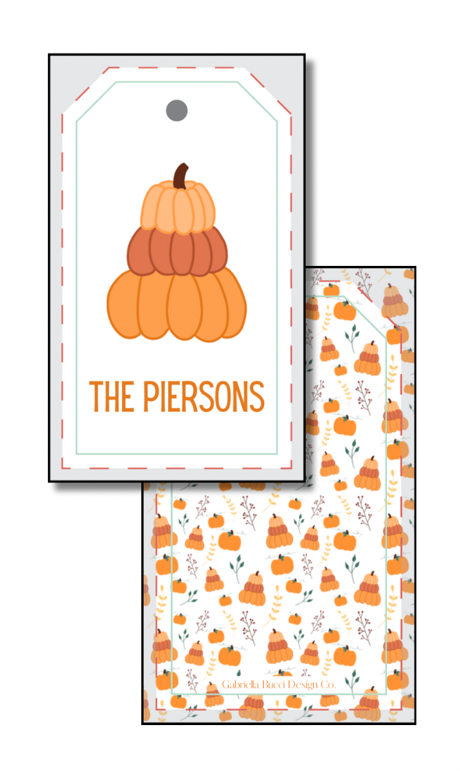 Pumpkin Gift Tag