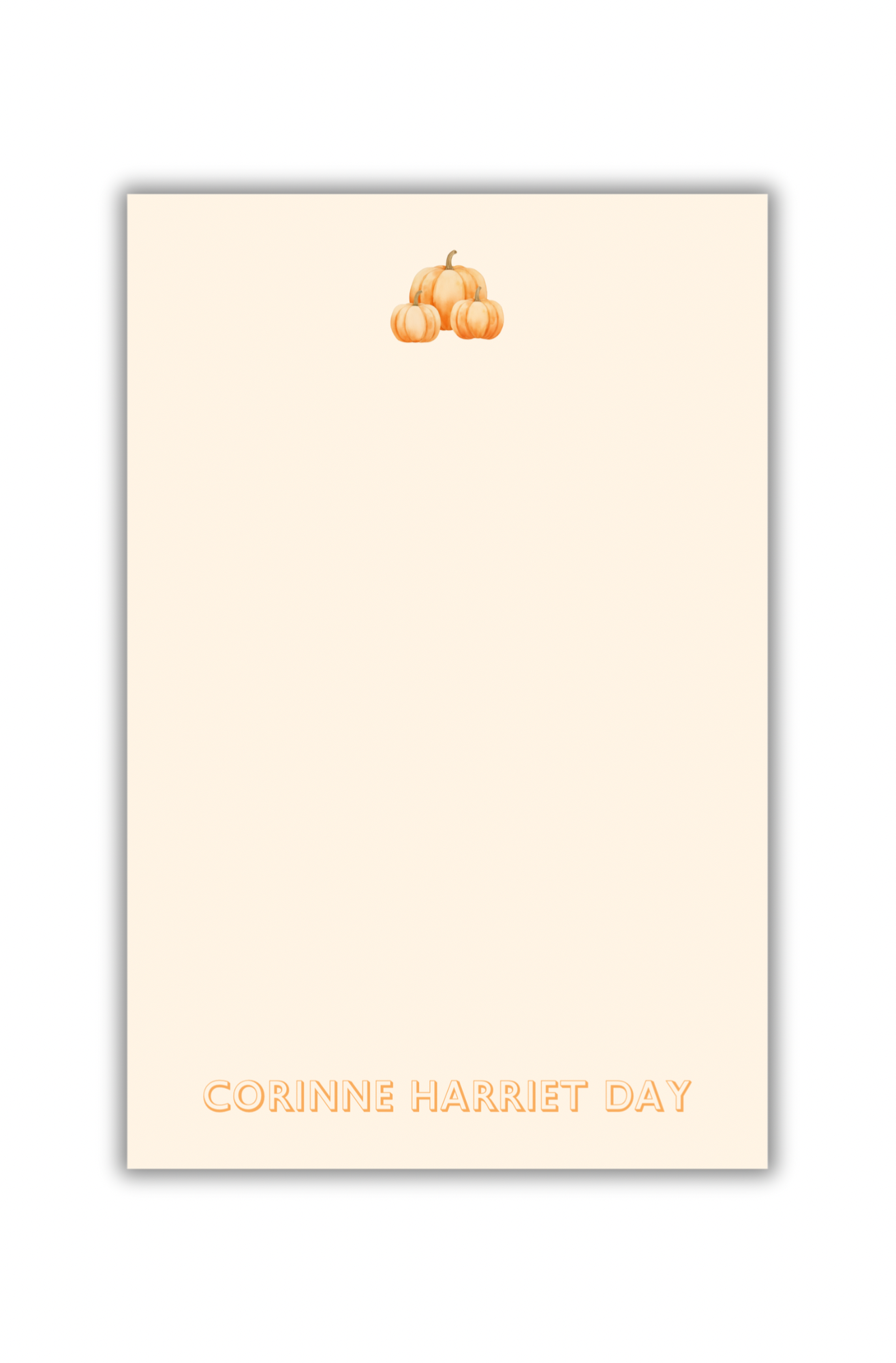 Pumpkin Notepad