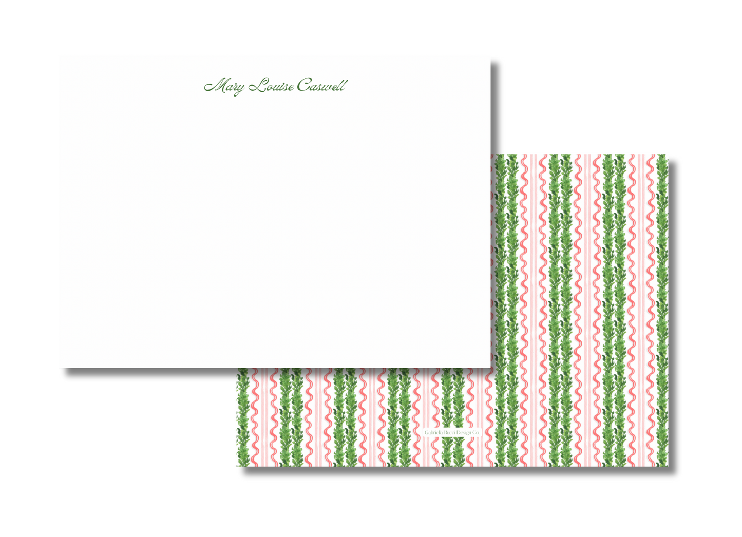 Christmas Garland Notecard