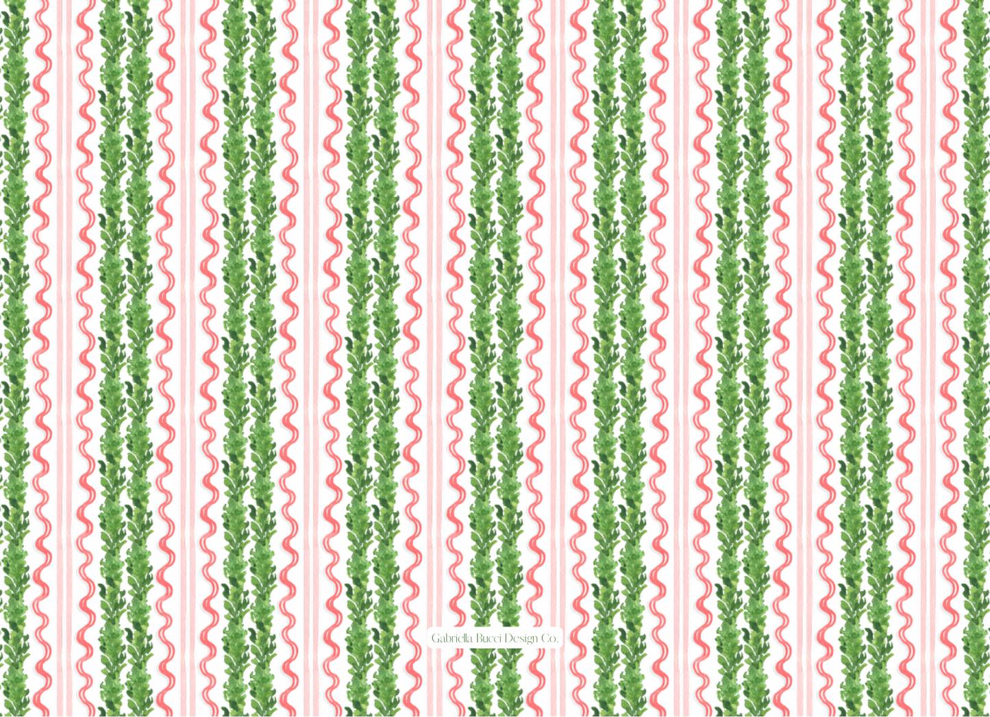 Christmas Garland Notecard