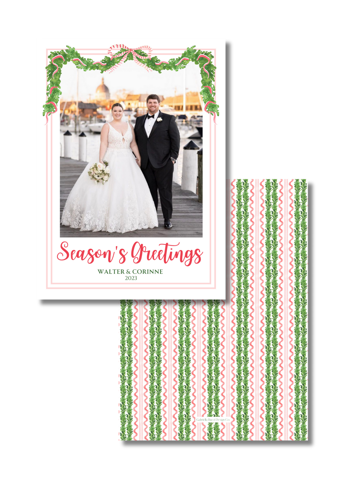 Christmas Garland Card