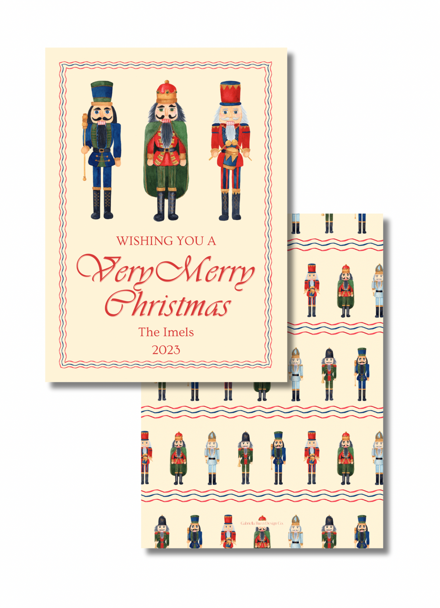 Nutcracker Christmas Card