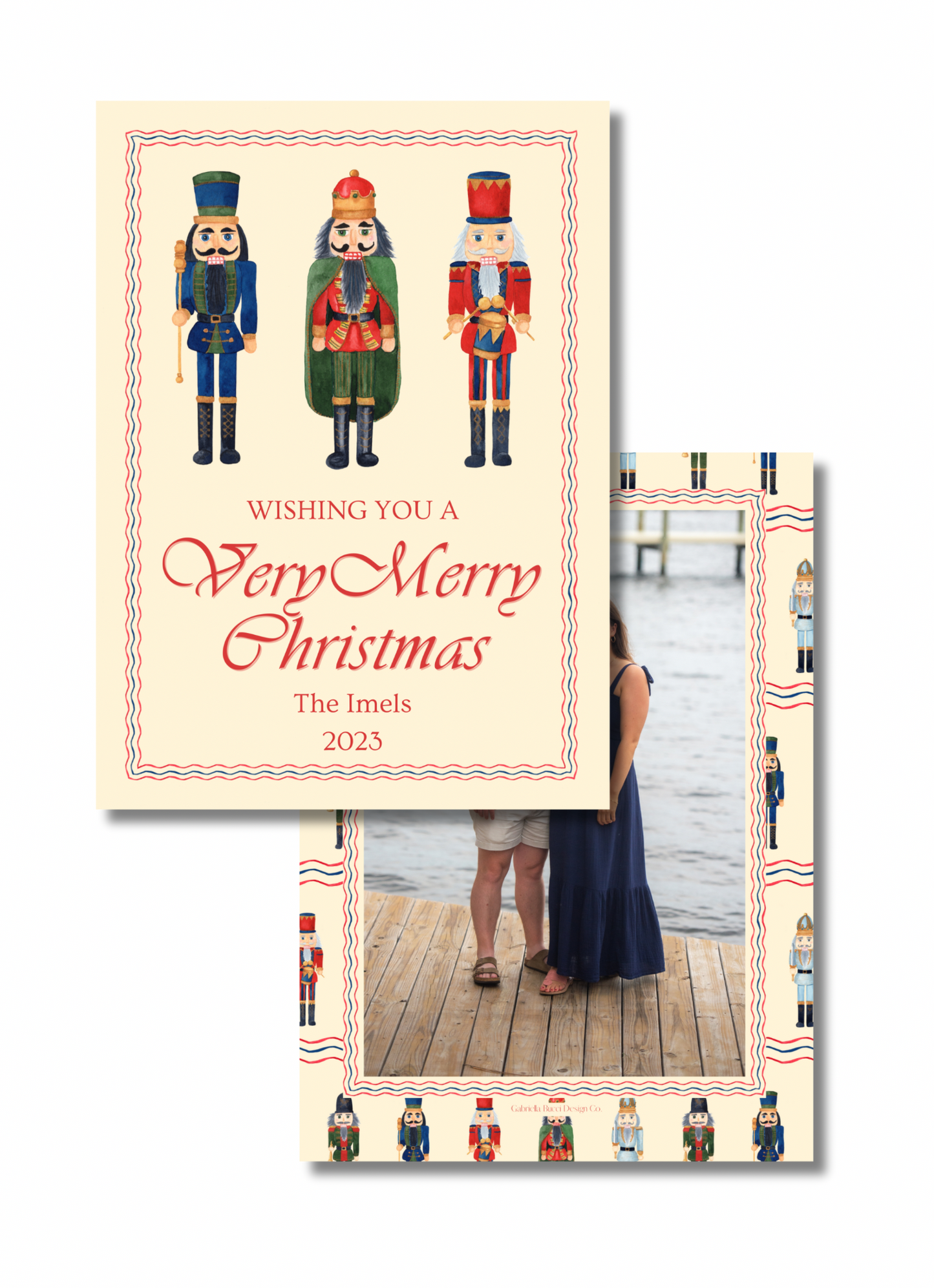 Nutcracker Christmas Card